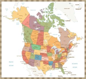 Map of Tooty Inc. Service Area